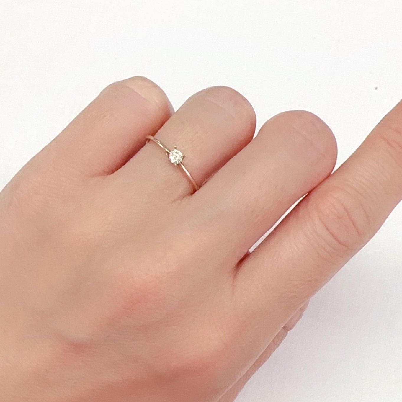 ライトイエローダイヤモンド TTLC/ I  0.11ct[240326889]2.9x2.9mm前後