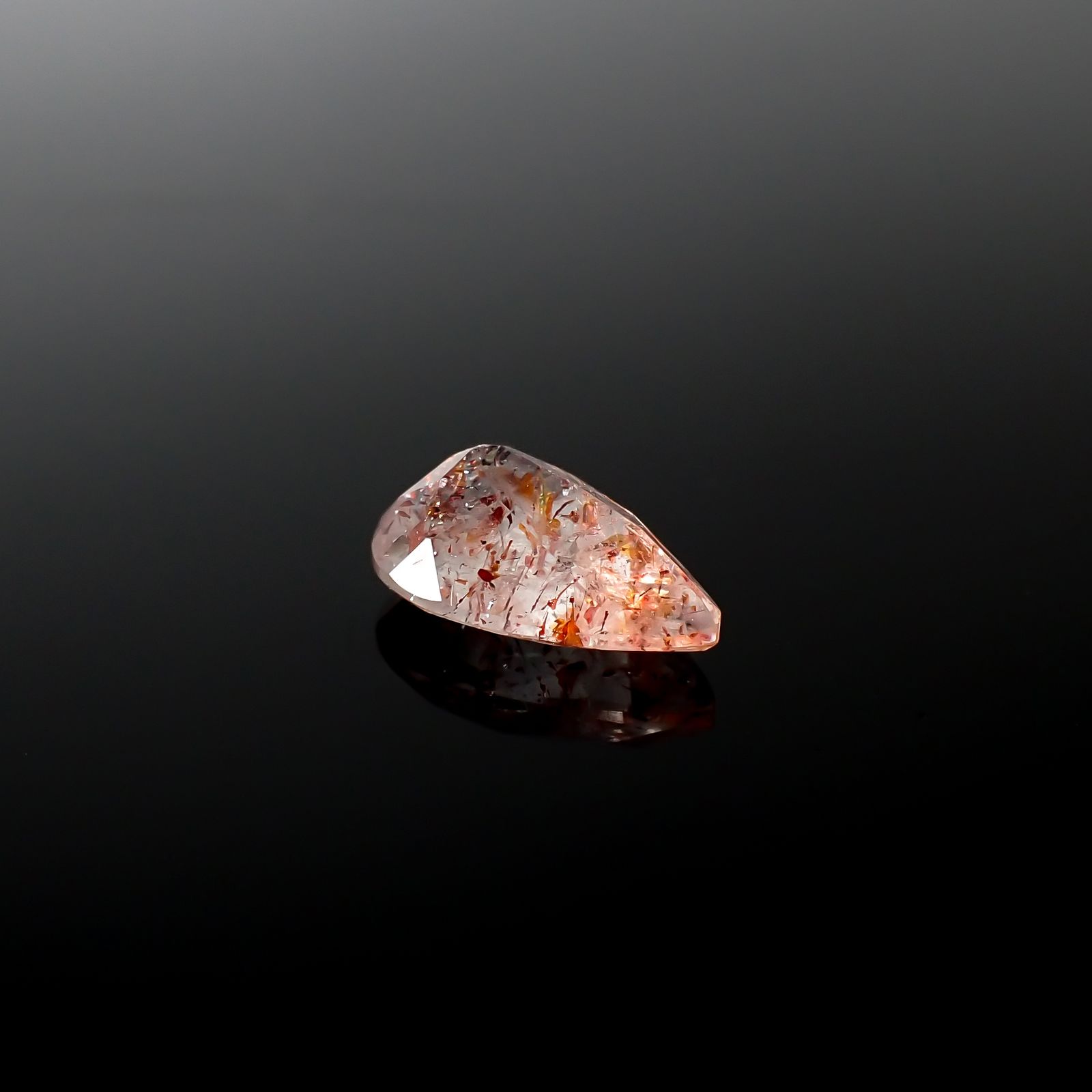 ファイヤークォーツ ナイジェリア産 1.73ct[240326722]10.6x7.1mm前後