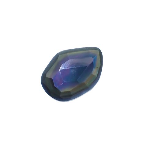 ◇フリーフォーム◇レインボーオブシディアン メキシコ産 25.98ct[230722598]30.5x21.6mm前後