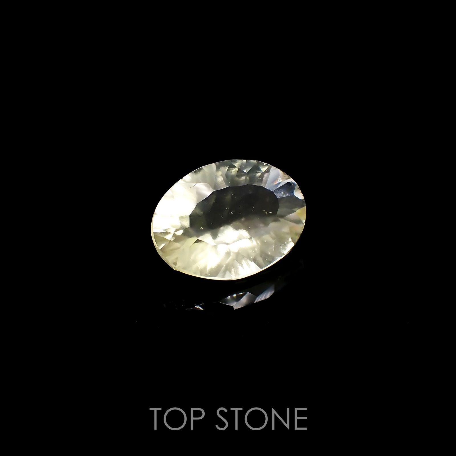 リビアングラス エジプト・リビア砂漠産 6.19ct[221018185]15.5x11.5mm