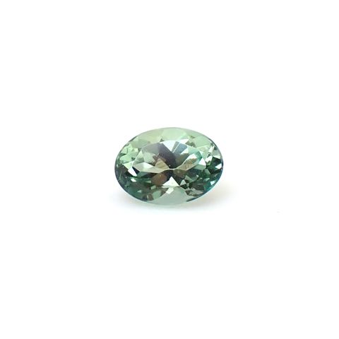 グリーンゾイサイト(宝石名グリーン・ゾイサイト)タンザニア産 識別済 0.17ct / 3.9x2.8mm前後 [260932854]