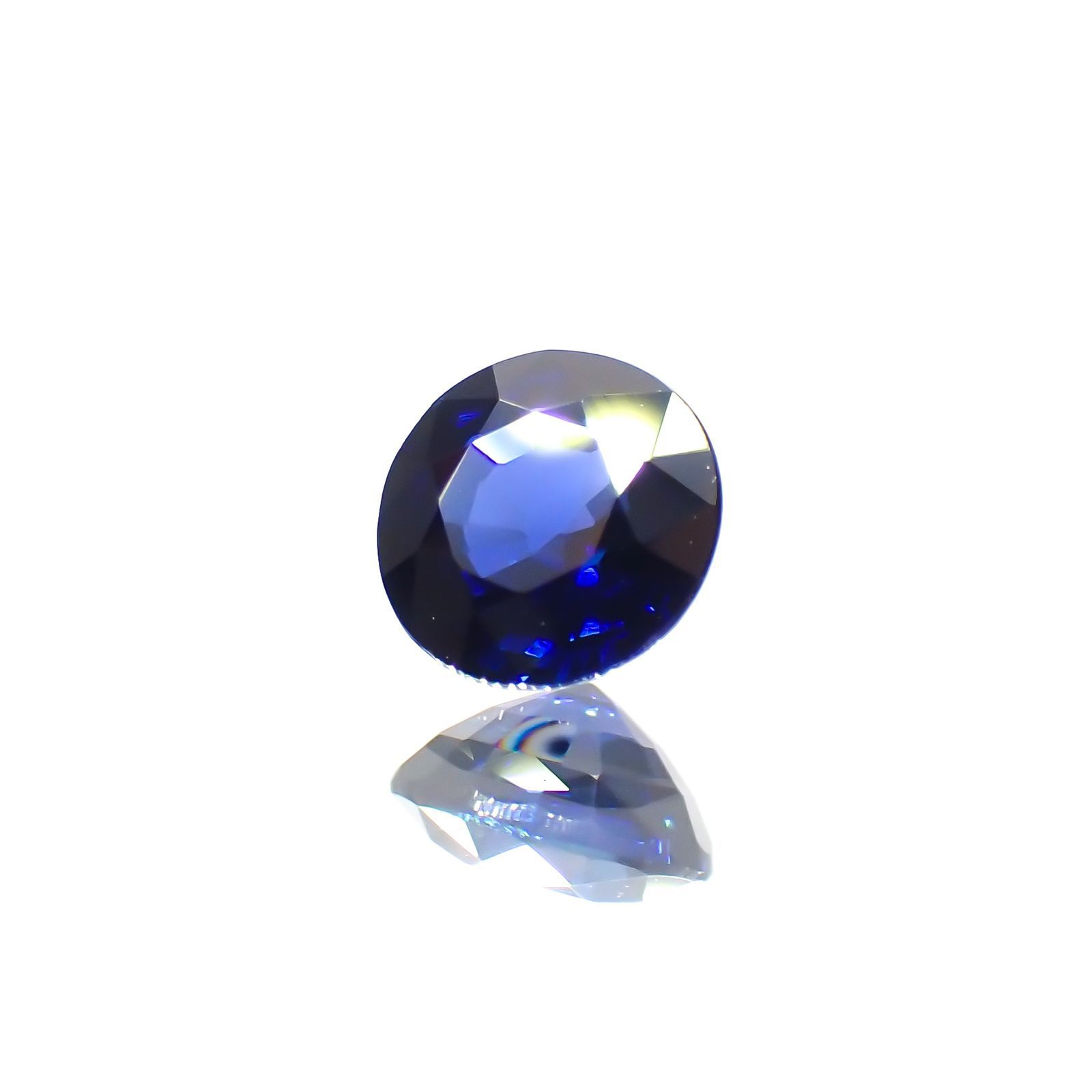 ロイヤルブルーサファイア(宝石名サファイア非加熱) マダガスカル産 0.59ct GIA鑑付[210310220]4.8×4.9mm前後