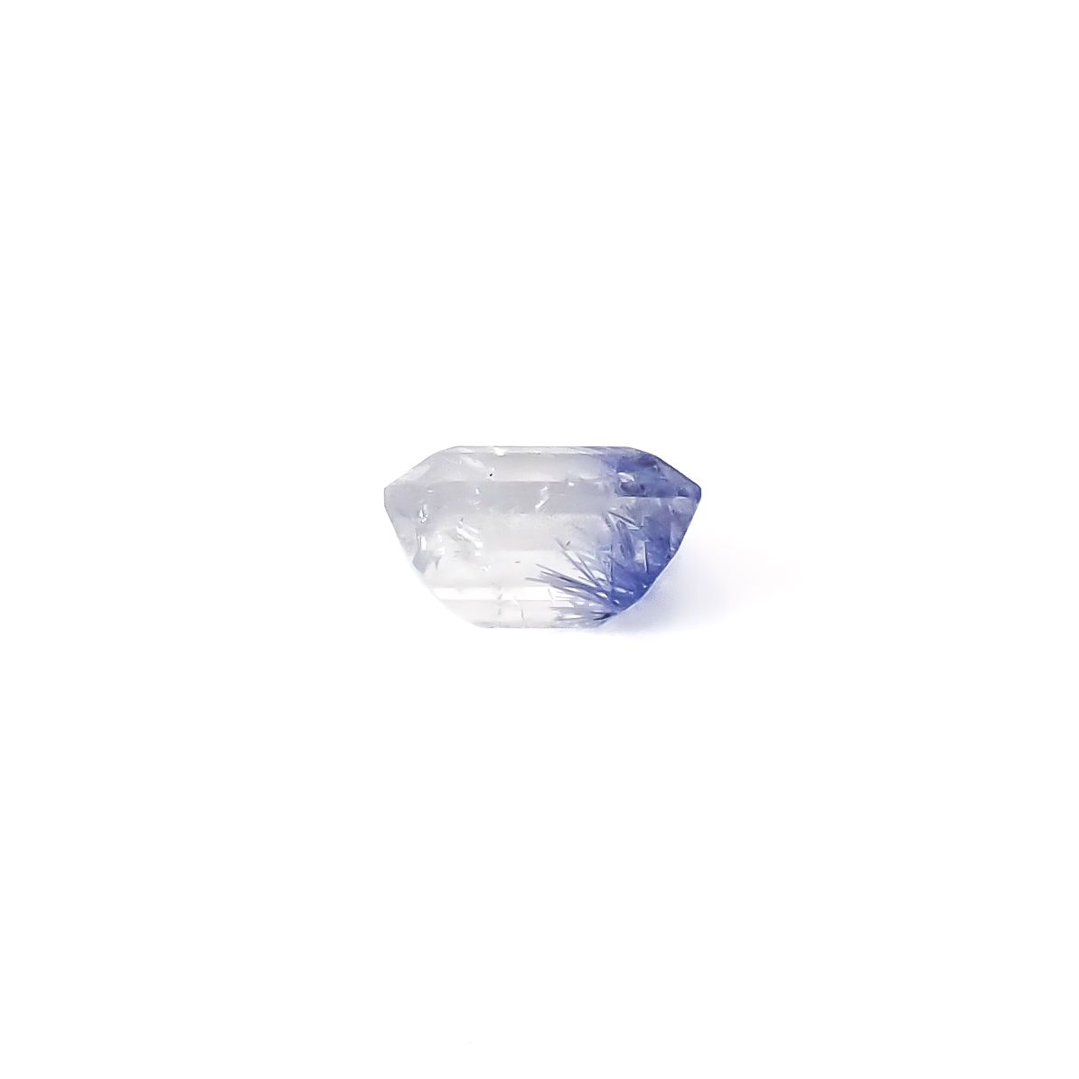 デュモルチェライトインクォーツ ブラジル産 1.23ct / 6.9x6mm前後 [260331853]