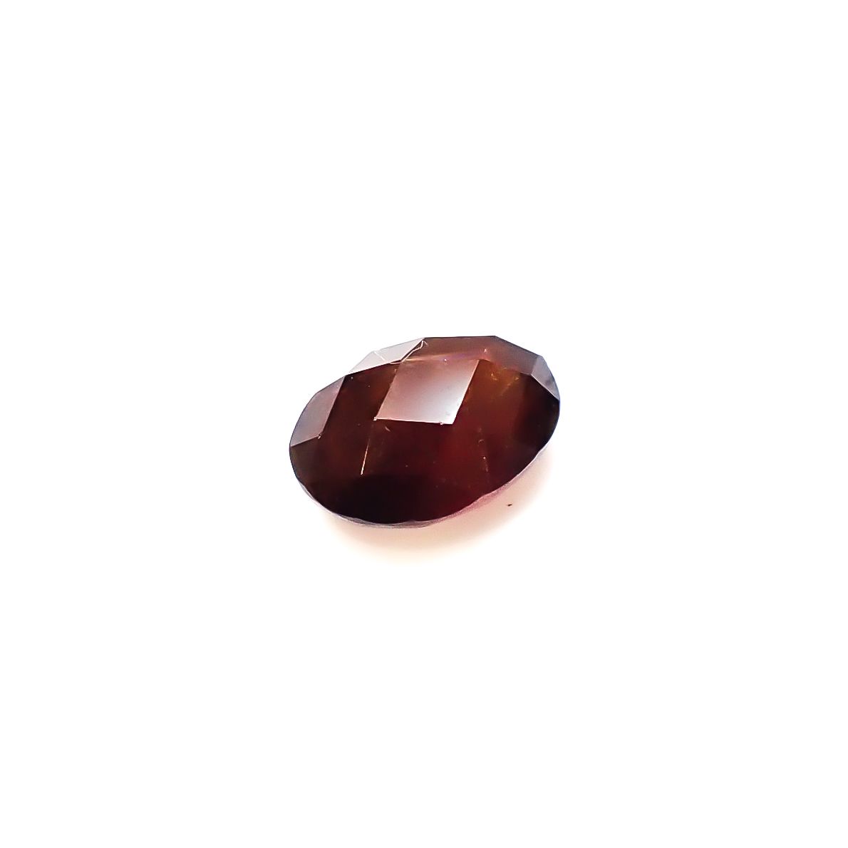 ◇リバーシブル・チェッカーカット◇レインボーガーネット 日本・奈良県産 1.50ct [250129678]8.1x5.9mm前後
