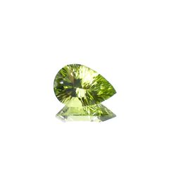 ◇コンケーブカット◇ペリドット 中国産 1.73ct[230622295]10x6.9mm前後