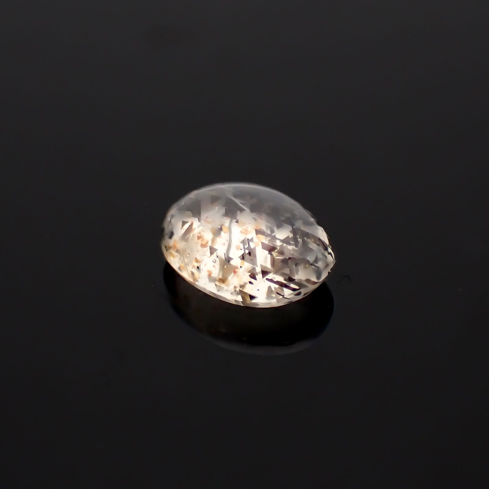 レインボーラティスサンストーン オーストラリア産 1.66ct[230722900]8.8x6.5mm前後
