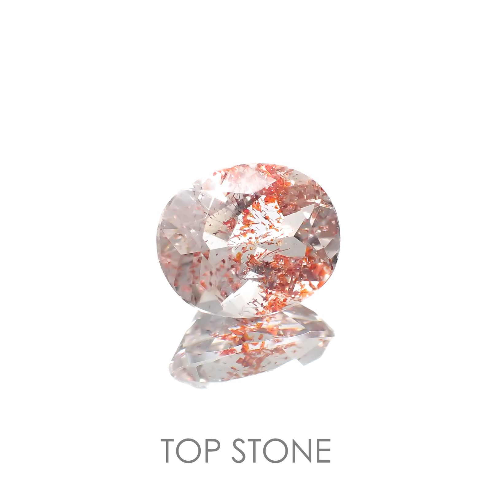 ファイヤークォーツ ナイジェリア産 2.45ct[220917575]9.9x8mm前後