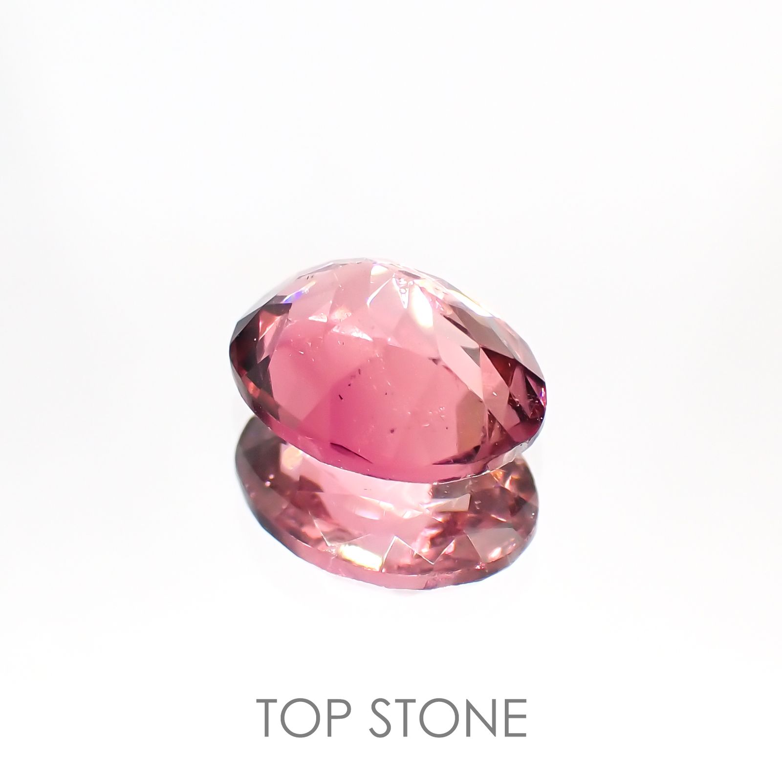 ピンクトルマリン(宝石名ピンク・トルマリン) コンゴ民主共和国産 1.90ct 識別済[211013594]9×7.1mm前後