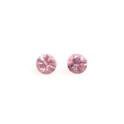 ◇ペアセット◇ピンクスピネル タンザニア産 0.39ct(2pcs合計) [250730791]3.4x3.4mm前後