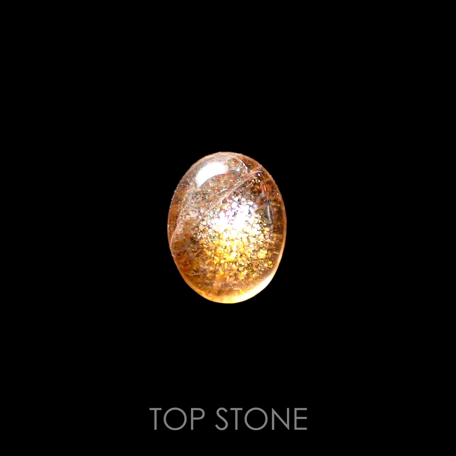 イリュージョンサンストーン(宝石名フェルドスパー) タンザニア産 2.75ct 識別済[211013335]10×7.9mm前後