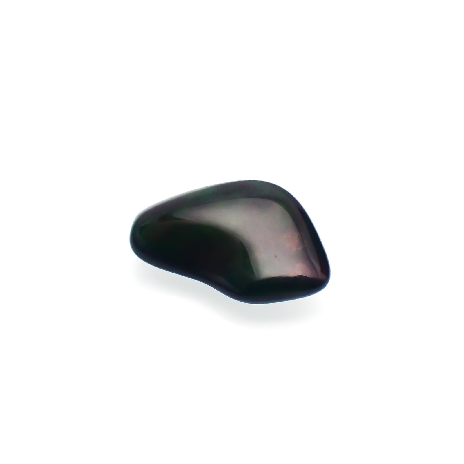 ◇バロック型◇ブラックオパール(宝石名オパール/加熱処理) エチオピア産 0.95ct 識別済[210913251]11.5×6.5mm前後