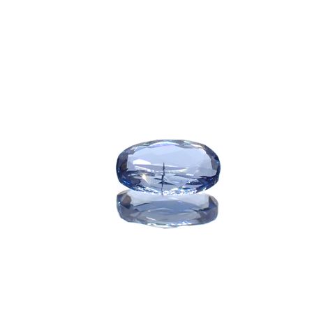 タトゥーアクアマリン ブラジル・ミナスジェライス州タトゥー鉱山産 0.44ct[240427178]6.4x4.1mm前後