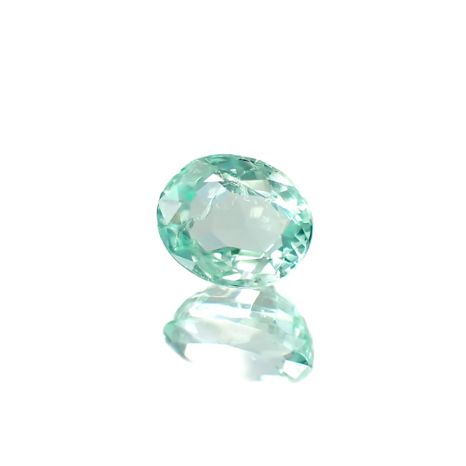 パステルカラーエメラルド コロンビア産 0.37ct[220918056]5x3.9mm前後
