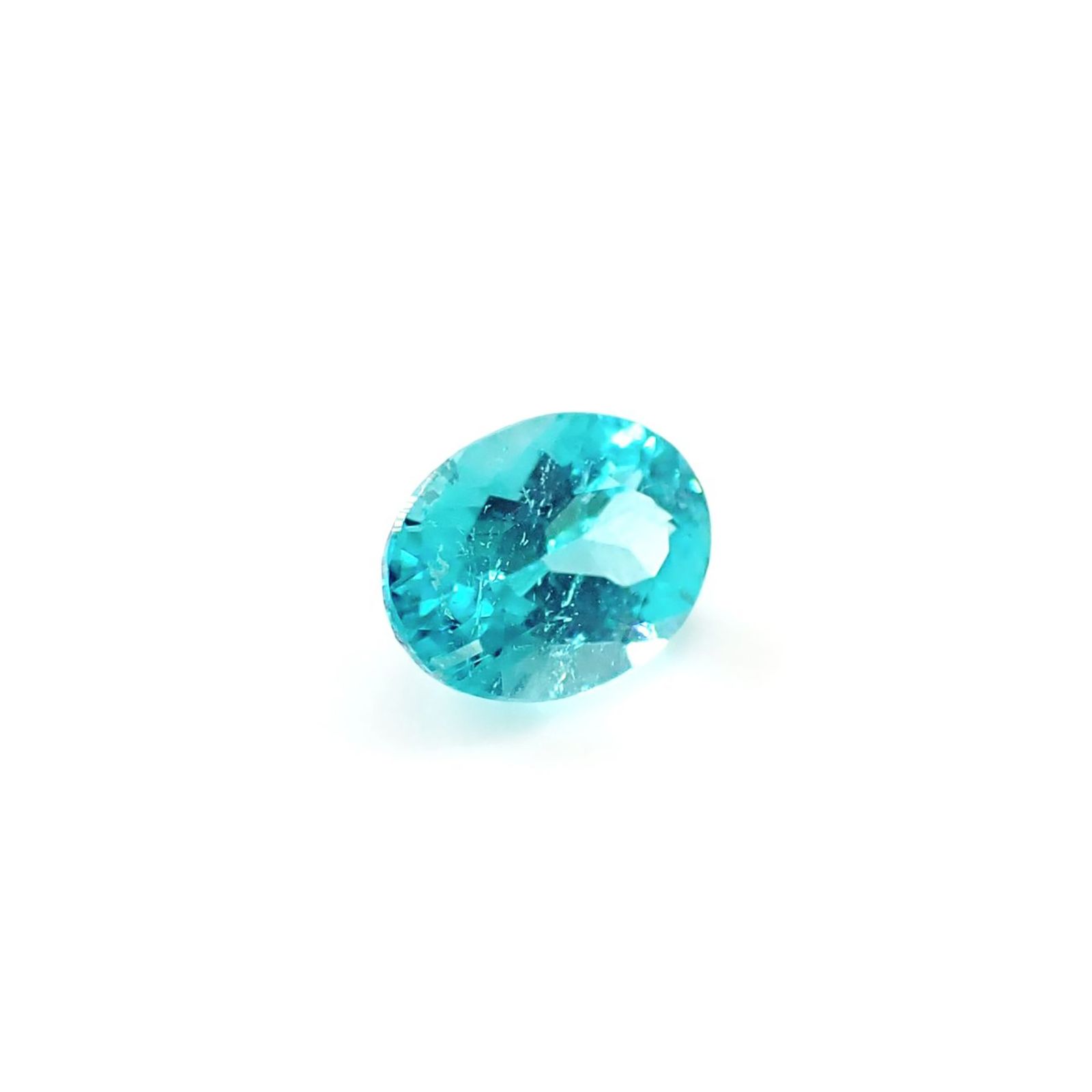 パライバトルマリン(宝石名トルマリン/別名パライバ・トルマリン)ブラジル・キントス鉱山産 GIA鑑付 0.29ct / 4.98x3.53mm前後 [251031353]