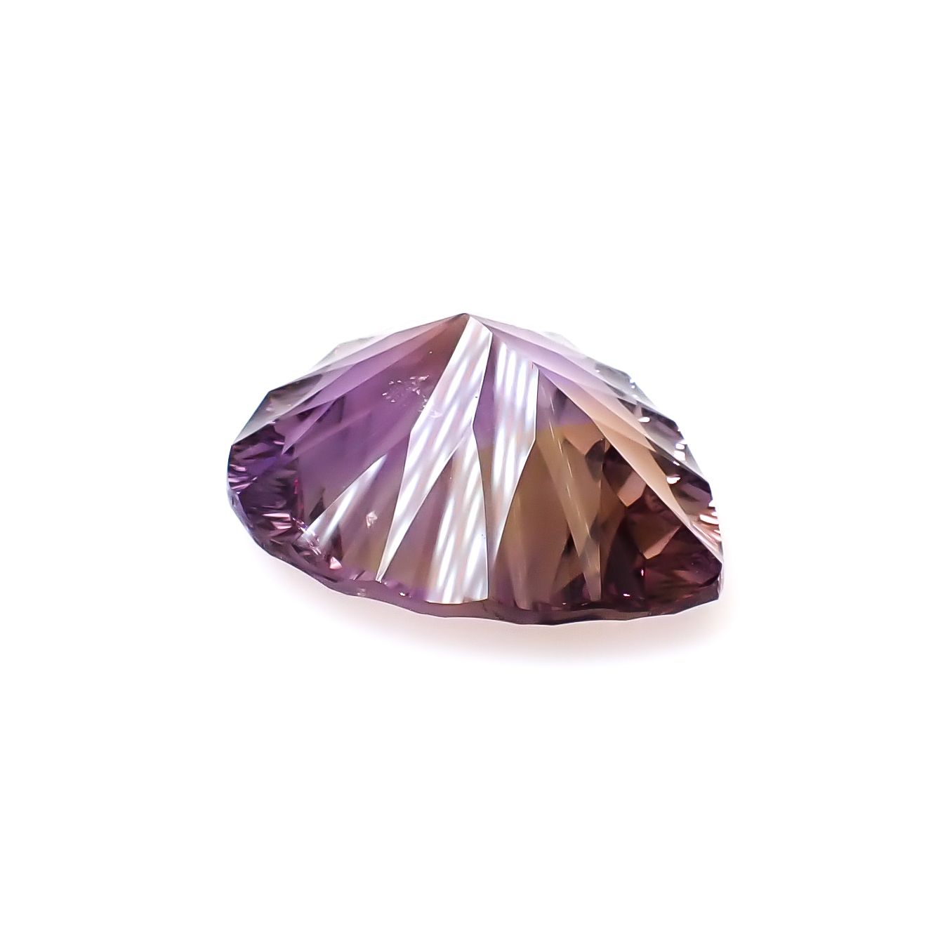 ◇コンケーブカット◇アメトリン ボリビア/ブラジル産 42.44ct [250129784]28.4x24.2mm前後