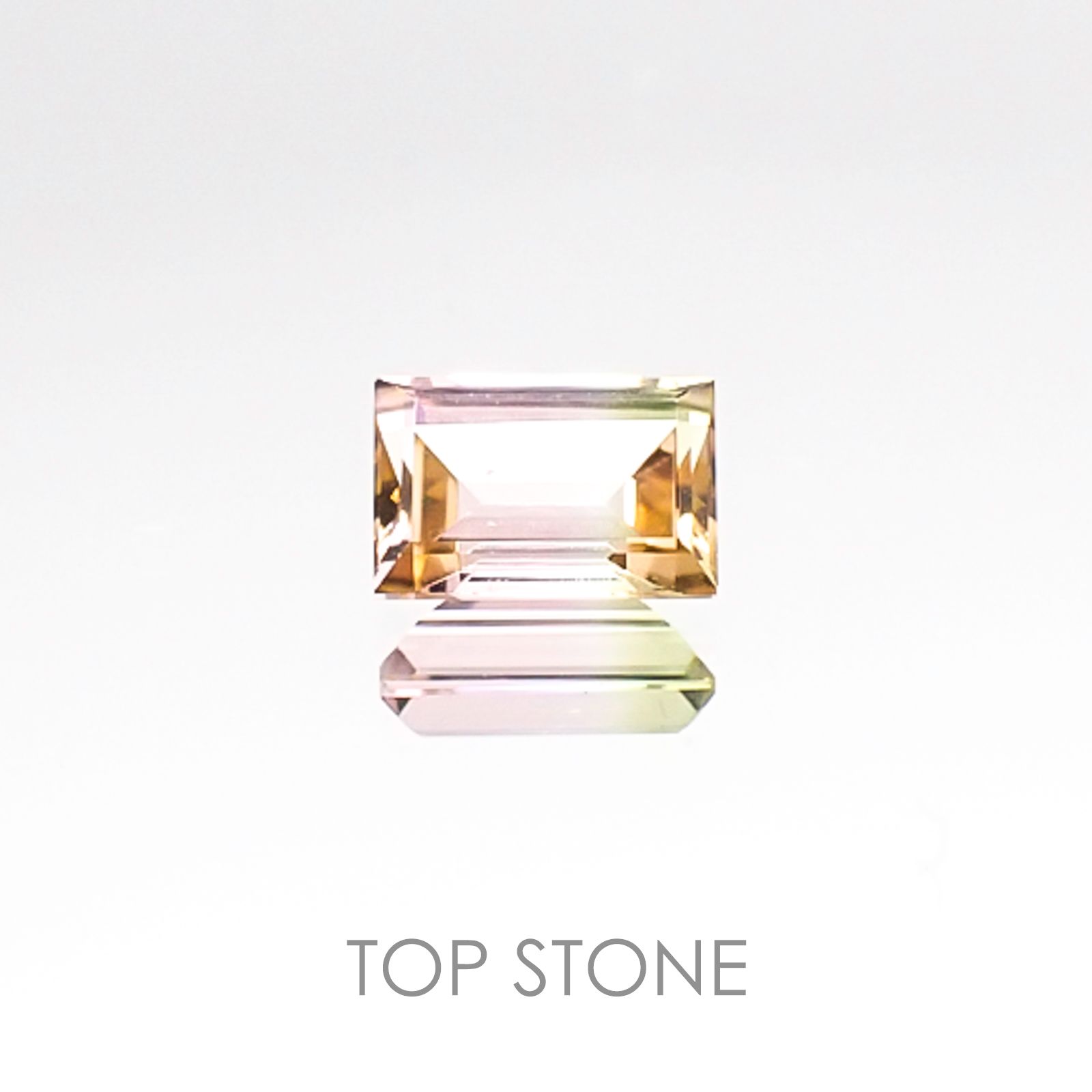 バイカラートルマリン ブラジル産 ルース 0.63ct[20106475]6×4mm前後