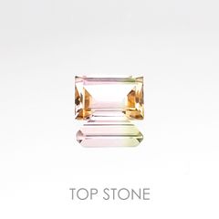 バイカラートルマリン ブラジル産 ルース 0.63ct[20106475]6×4mm前後