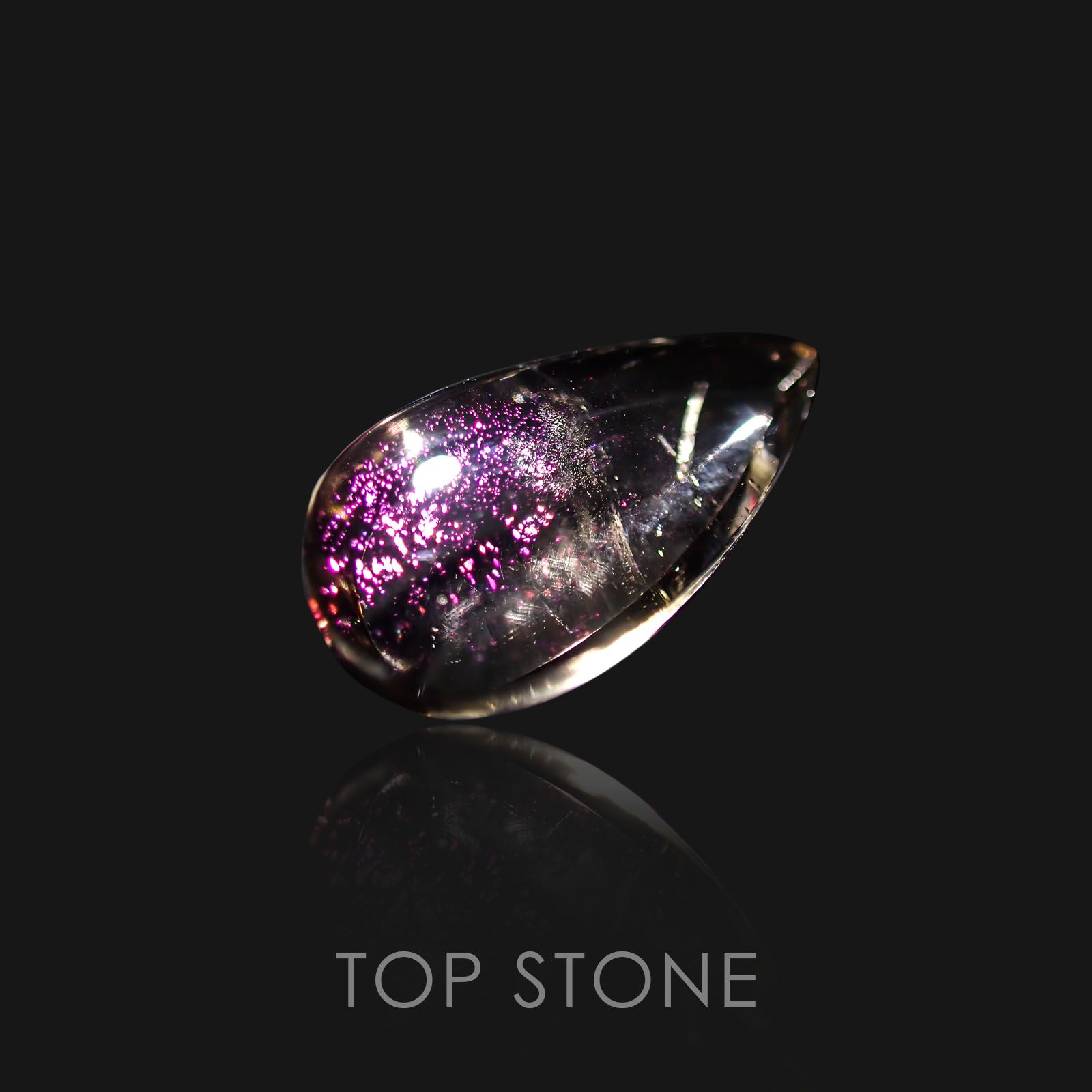ティンカーベルクォーツ ブラジル産 ルース 8.89ct[20128633]21.6×11mm前後