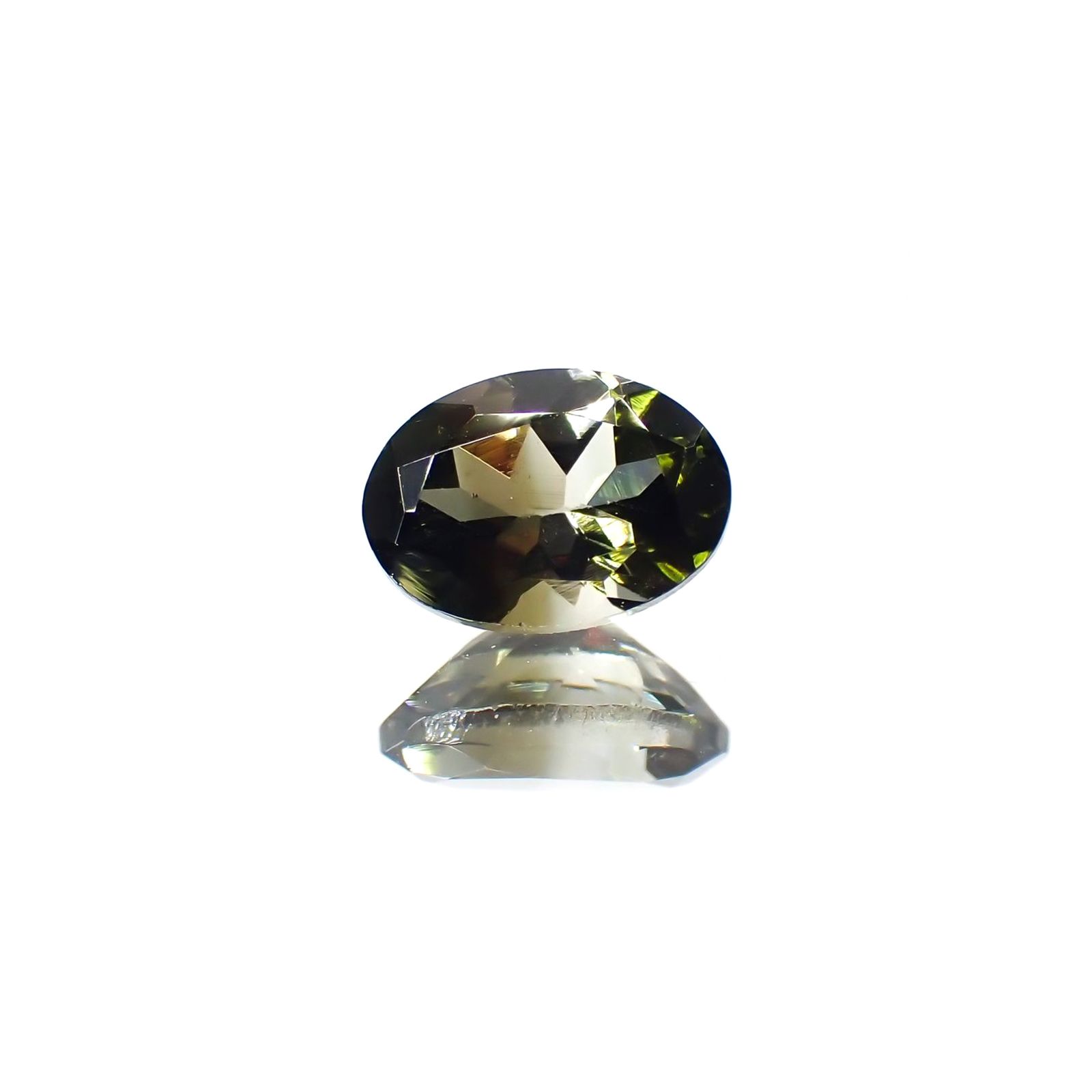バイカラートルマリン(宝石名バイカラー・トルマリン) ブラジル/アフリカ産 0.91ct 識別済[211013565]7.1×5.1mm前後
