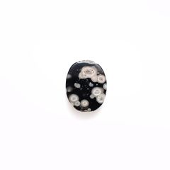 コスミックオブシディアン イタリア産 4.99ct[240427066]14.2x11.3mm前後