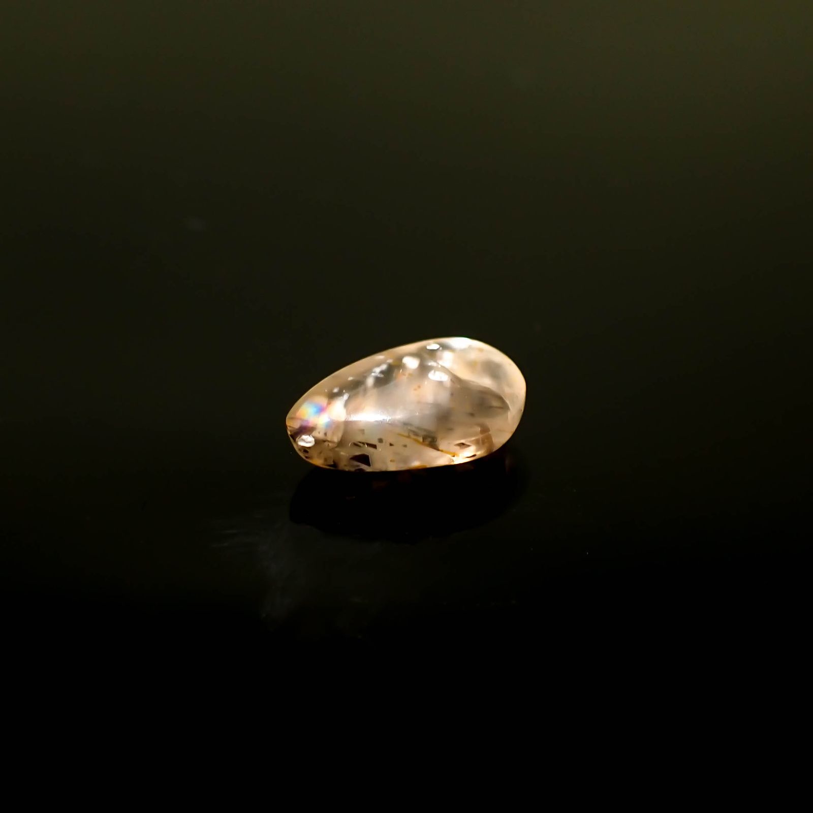 レインボーラティスサンストーン オーストラリア産 2.00ct[231225238]10.9x6.7mm前後