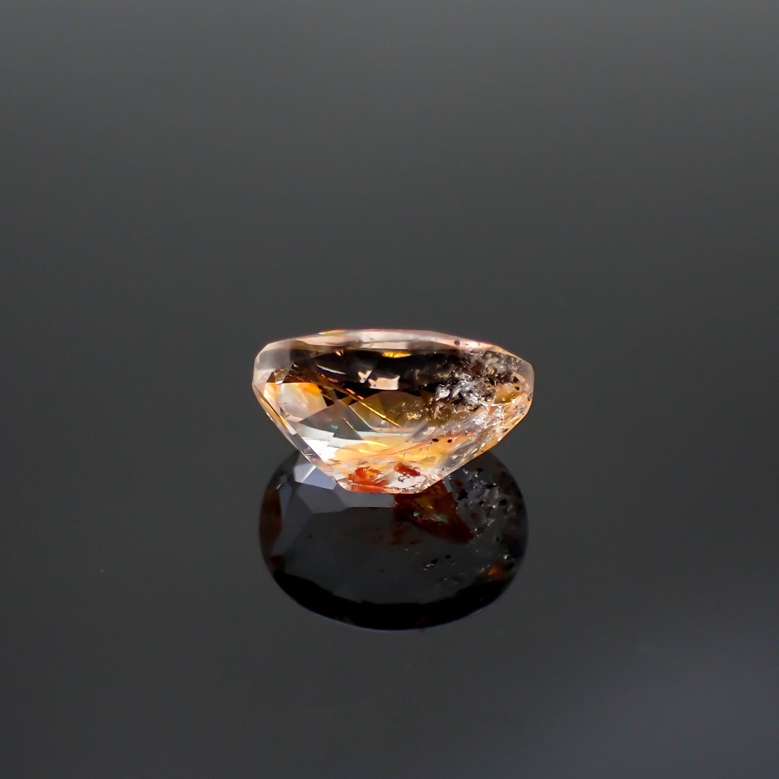 オーロラクォーツ ブラジル・ミナスジェライス産 1.73ct[220114362]8.8x7mm前後