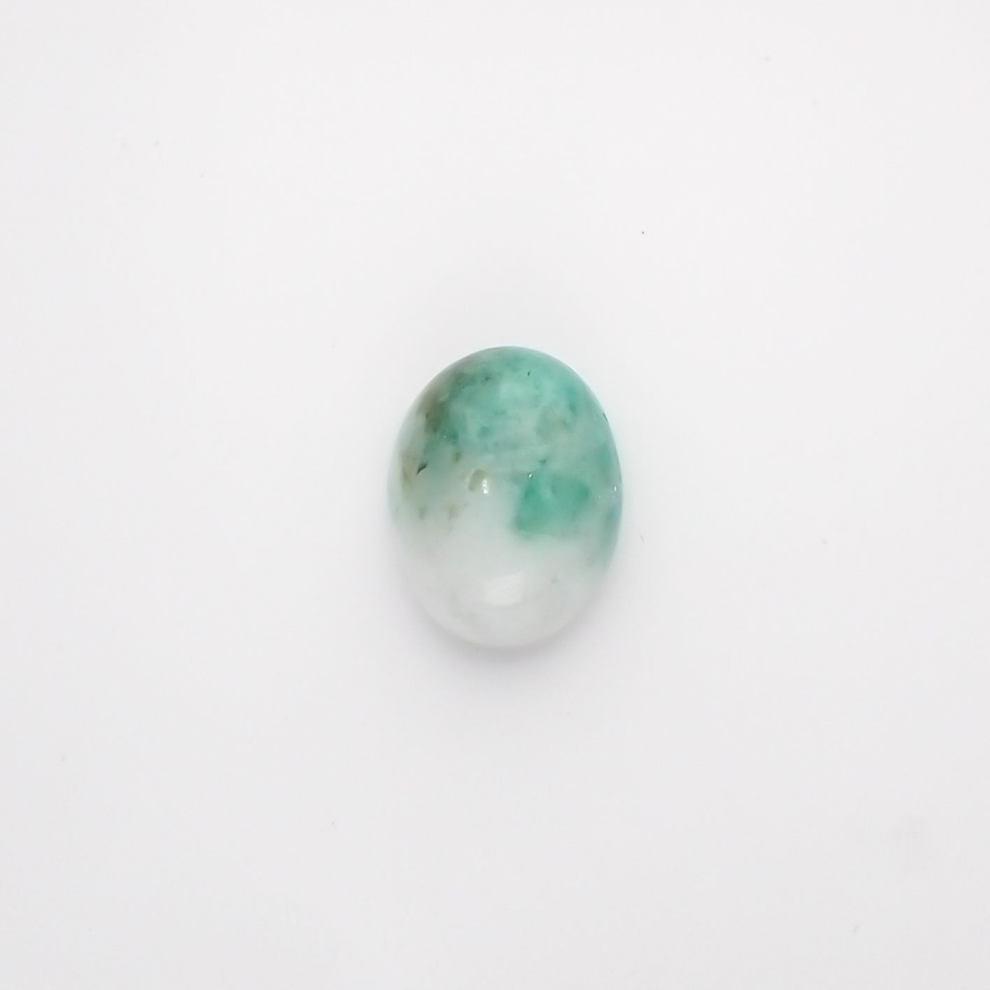 マトリックスエメラルド(エメラルドインクォーツ/フェルドスパー) ブラジル産 4.91ct[210812264]12.8×9.9mm前後