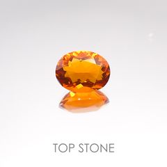 ファイヤーオパール(宝石名ファイヤー・オパール) メキシコ産 1.38ct 識別済[20117521]9.2×7.1mm前後
