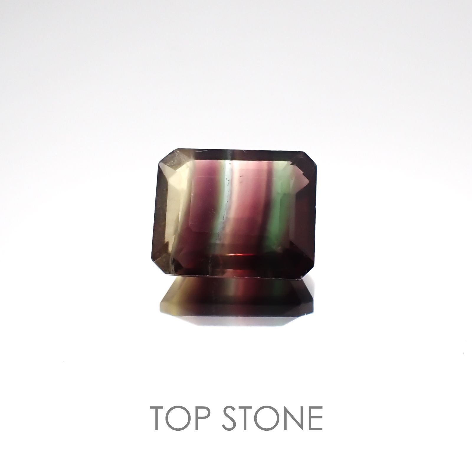 バイカラーフローライト ブラジル産 ルース 5.13ct[20128504]11×8.9mm前後