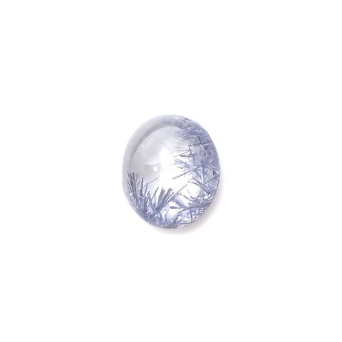 デュモルチェライトインクォーツ ブラジル産 2.90ct[230320887]8.7x7.5mm前後