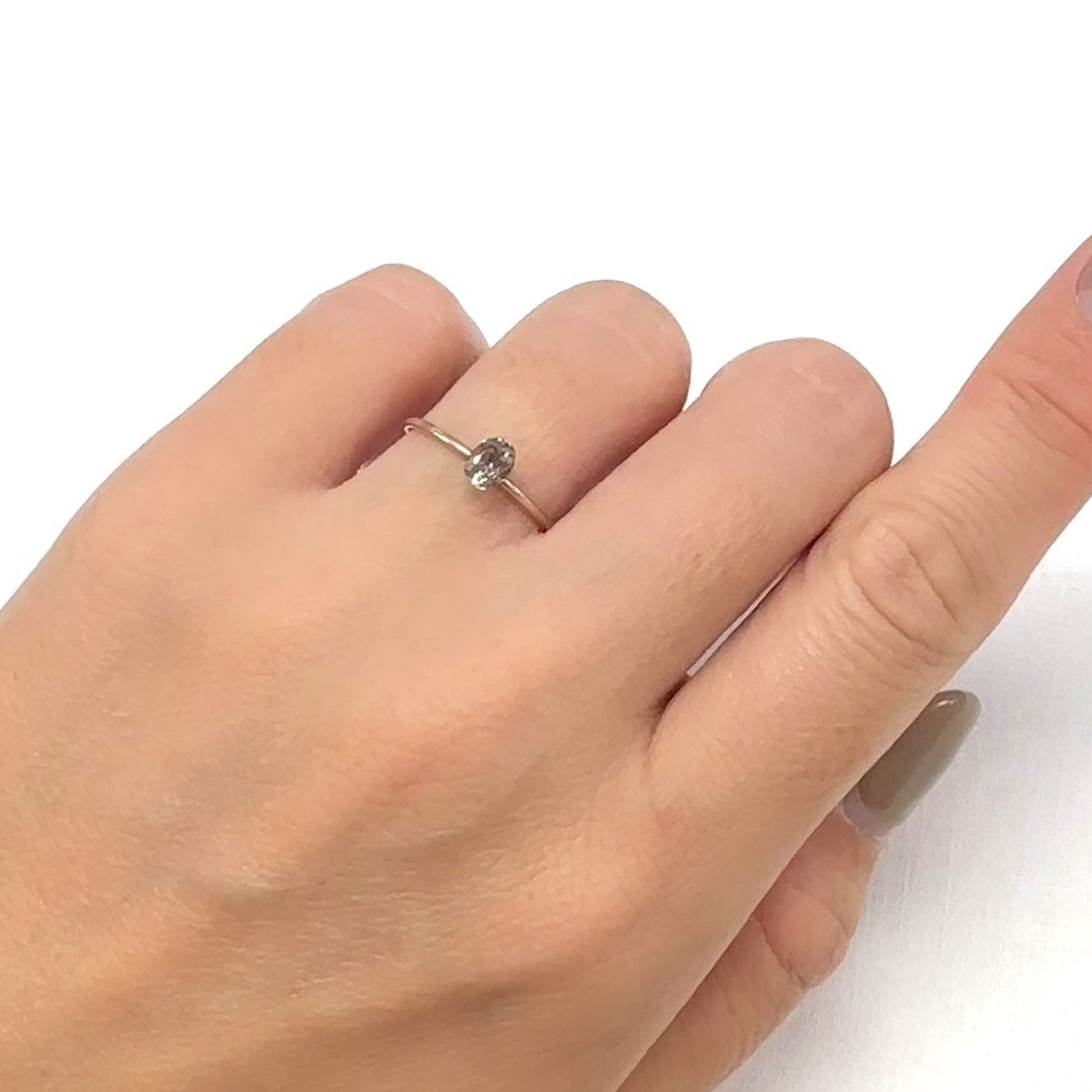 バイカラートルマリン ブラジル産 0.34ct[240929008]5.1x3.8mm前後