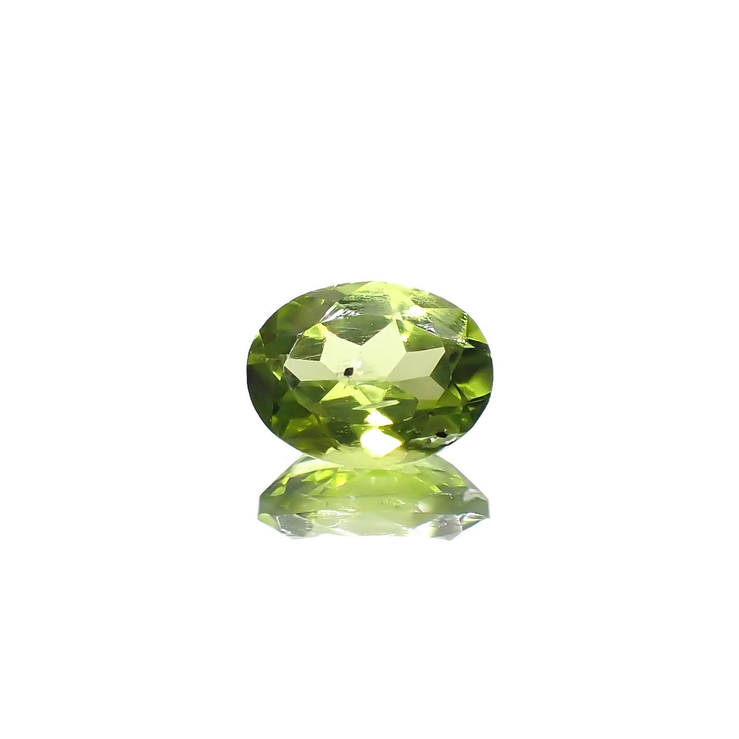 ブラックリリーパッドペリドット アメリカ・アリゾナ州産 1.49ct[231224612]8x6.1mm前後