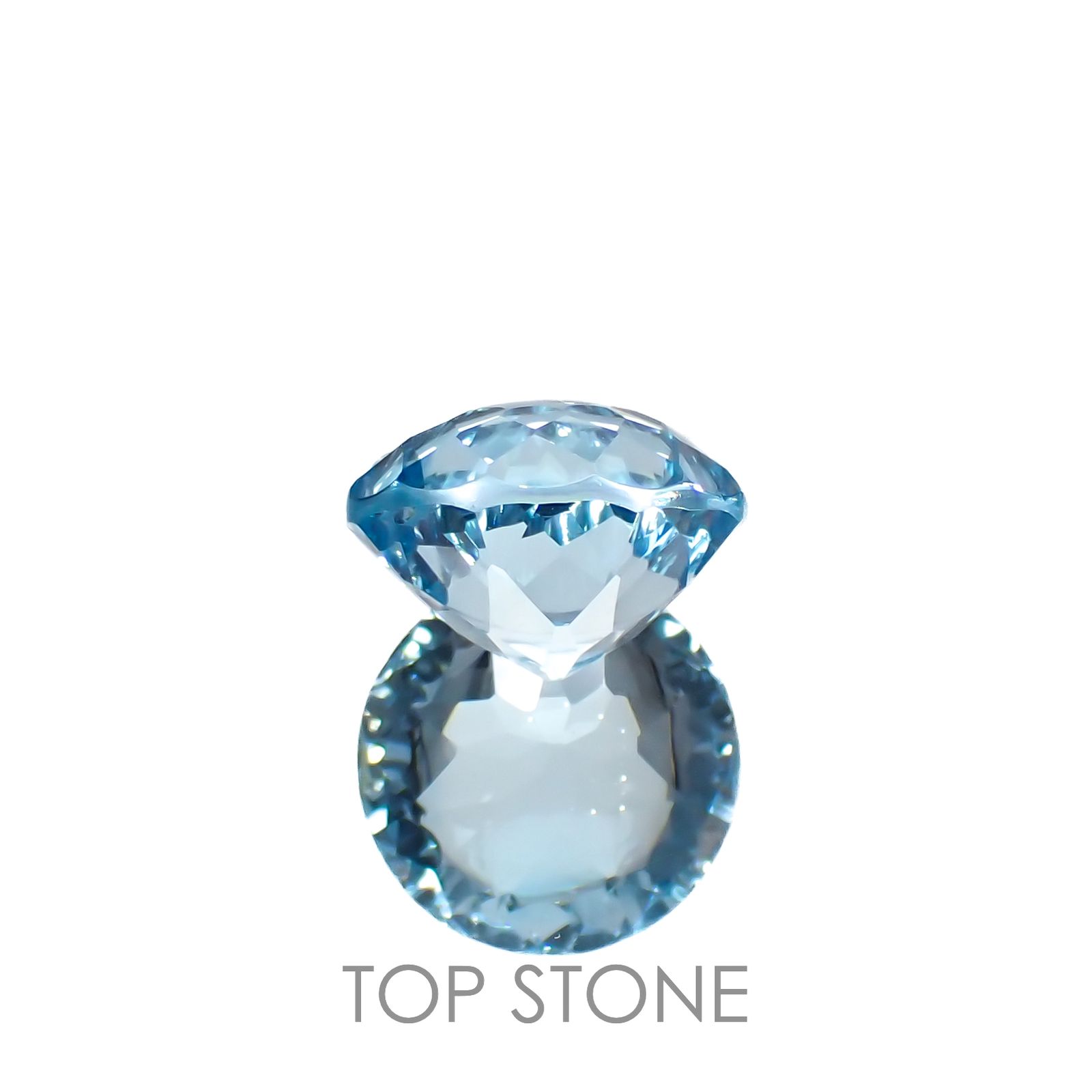 ◇カスタムカット◇ブルートパーズ ブラジル産 5.33ct[221219323]10.2x10.2mm前後