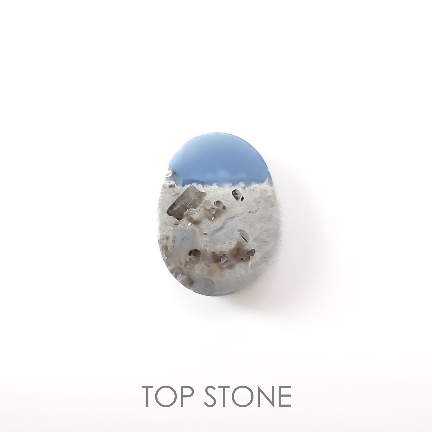 マトリックスブルーオパール アメリカ・オレゴン州産 4.31ct[220917817]13.6x10mm前後