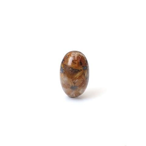 太陽ルチルクォーツ ブラジル産 39.18ct [250330098]27x17.1mm前後