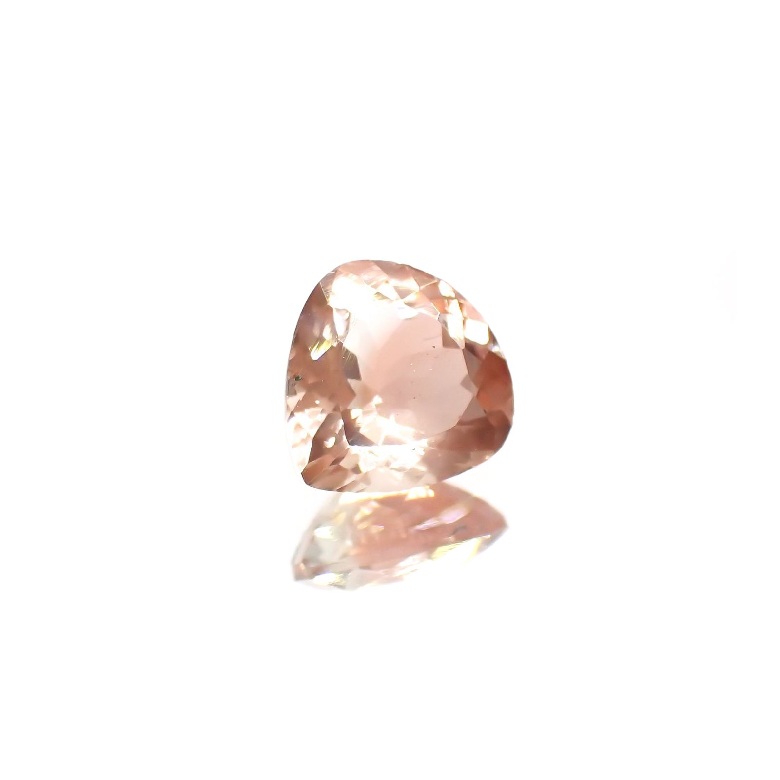 オレゴンサンストーン(宝石名ラブラドライト)アメリカ・オレゴン州産 識別済 0.86ct / 7x6.9mm前後 [220113876]
