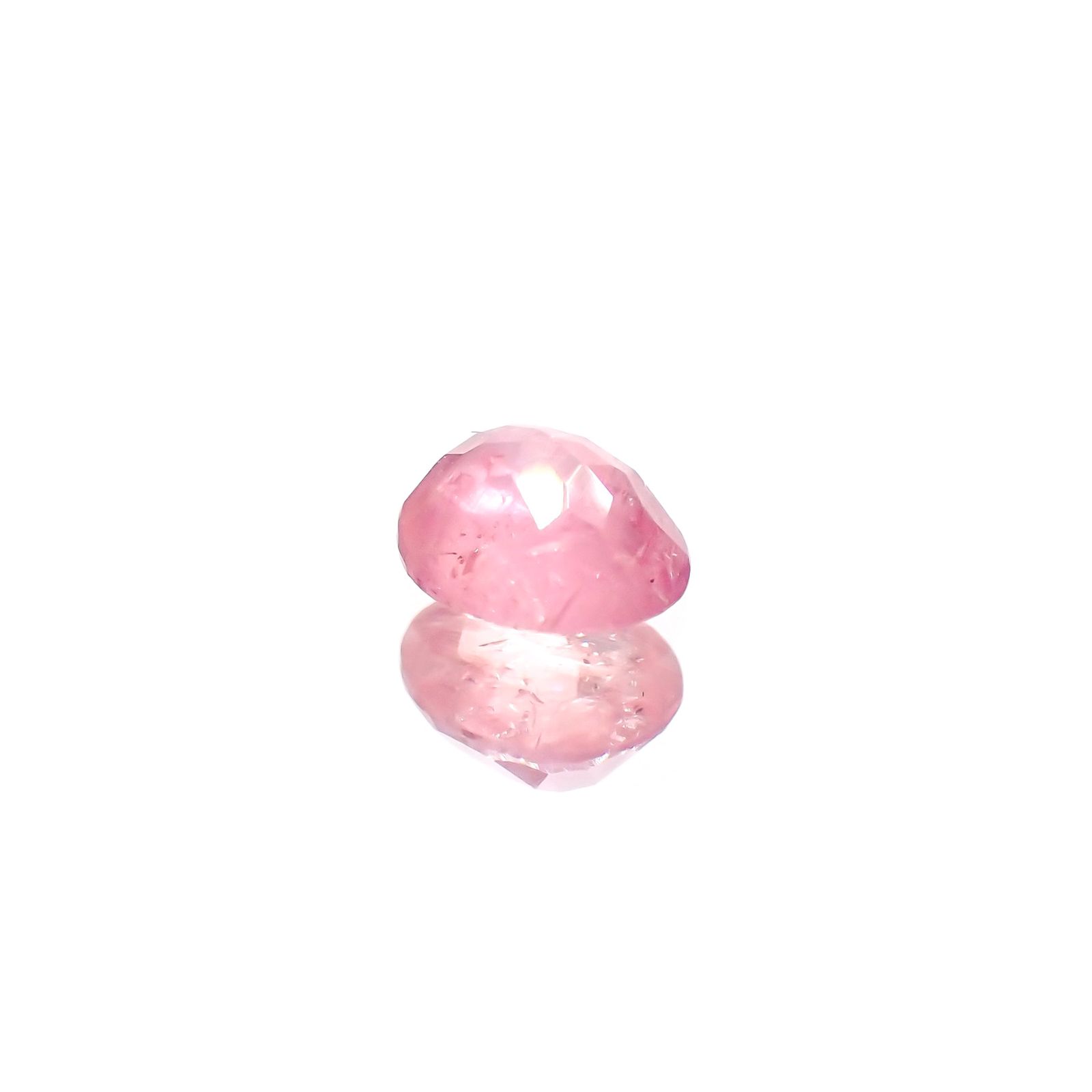 ペツォッタイト(ラズベリル)(宝石名ペツォッタイト) マダガスカル産 0.436ct ソ付(彩珠)[210812617]5.2×4.3mm前後