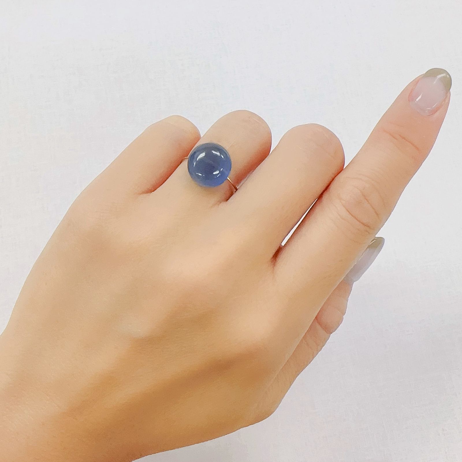 アパタイトキャッツアイ(宝石名アパタイト)マダガスカル産 6.61ct 識別済[230823092]11.8x11.3mm前後