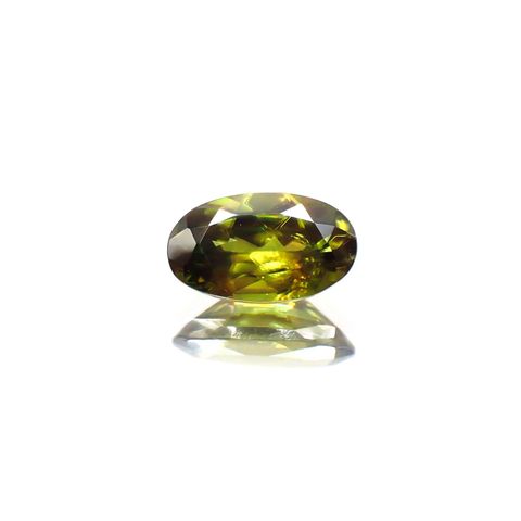 カラーチェンジスフェーン(宝石名スフェーン)パキスタン産 0.65ct 識別済[230722824]7.1x4.1mm前後