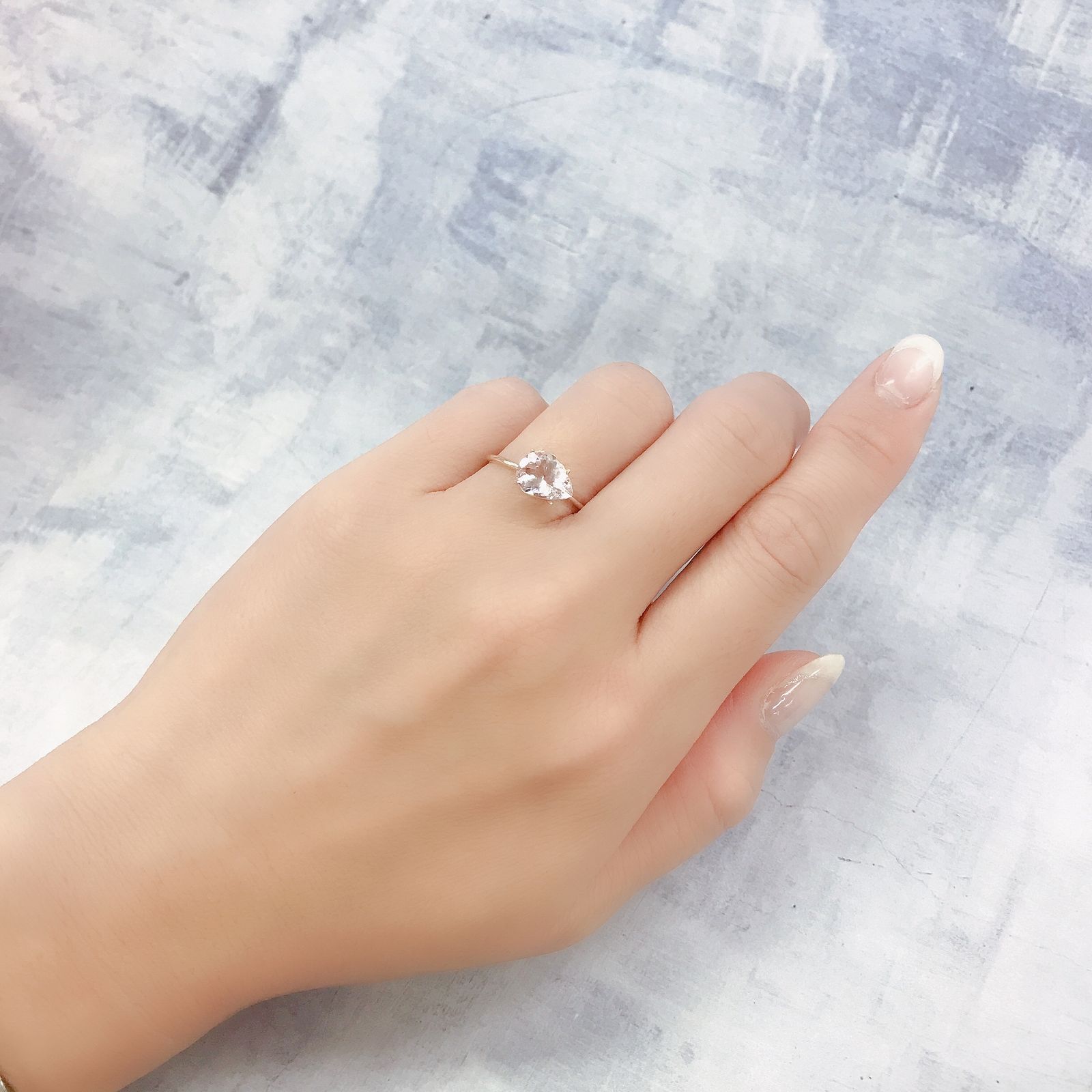 モルガナイト(宝石名モルガナイト)ナイジェリア産 1.35ct 識別済[220717065]9.1x7.1mm前後