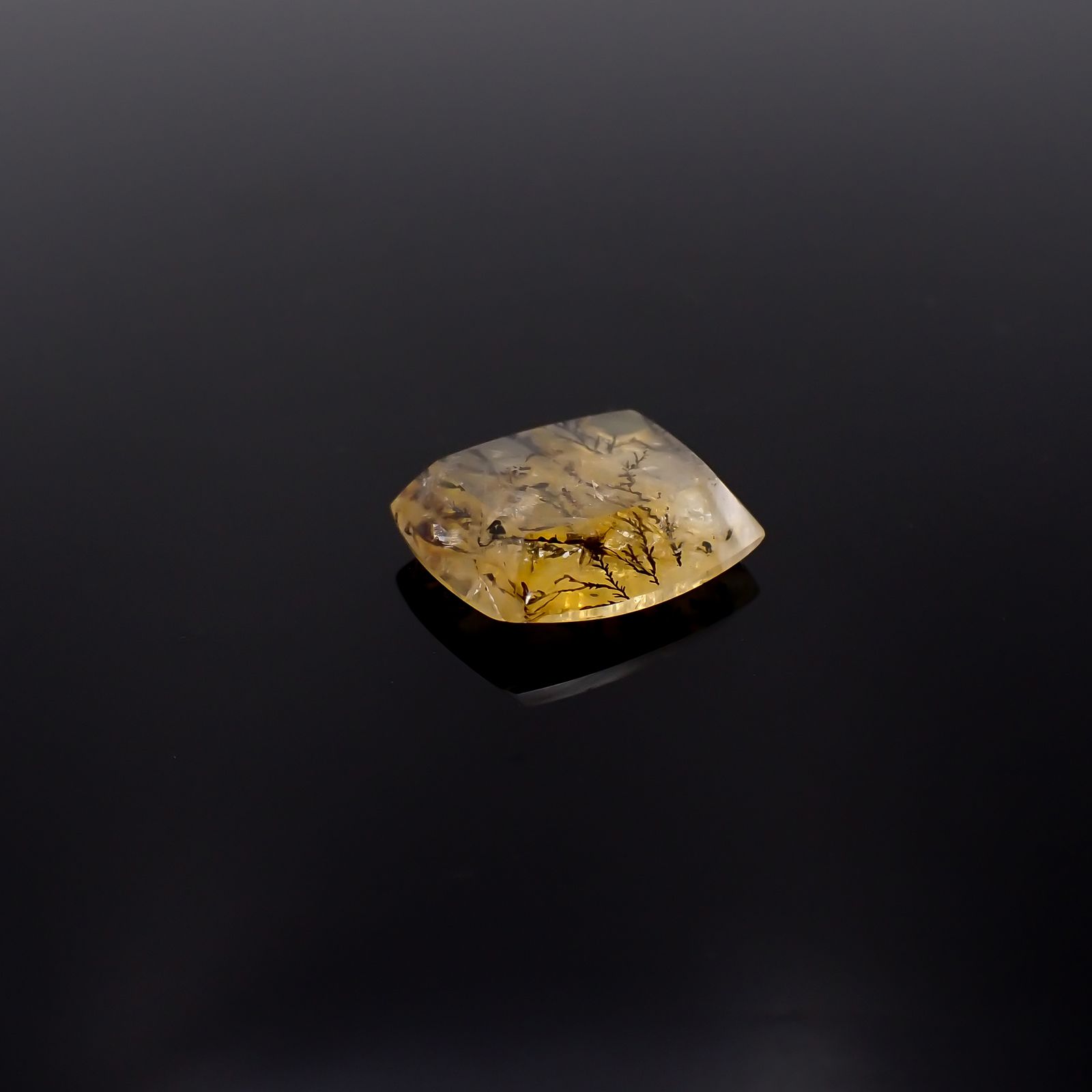 デンドリチッククォーツ ブラジル産 5.91ct[231224907]14.1x11.9mm前後