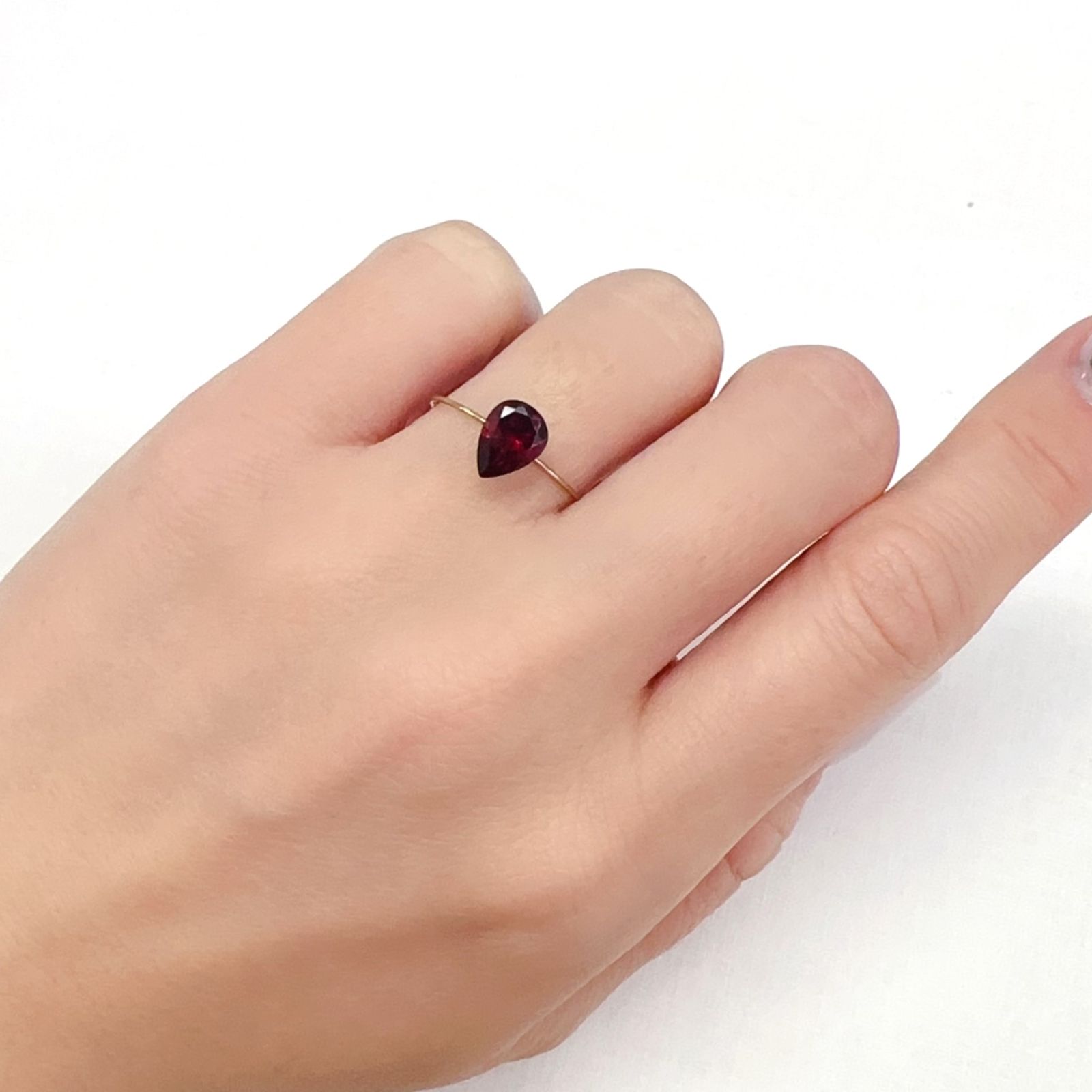 パイラルスパイトガーネット モザンビーク産 1.27ct[231224564]8x6mm前後