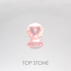 ディープローズクォーツ モザンビーク産 ルース 2.21ct[20084626]8.2×8.2mm前後