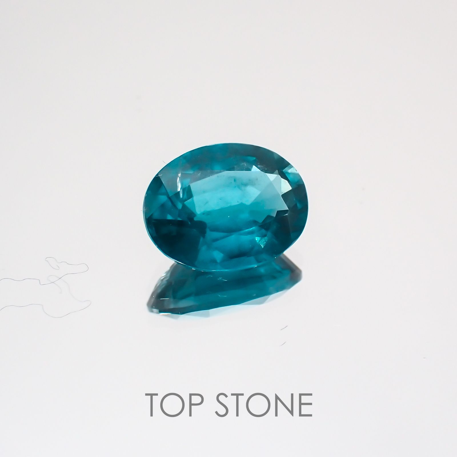 オーシャンブルーカイヤナイト ネパール産 ルース 2.04ct[210310274]9×6.9mm前後