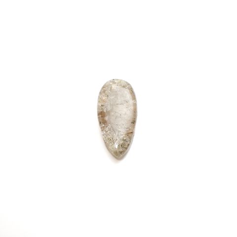 ホワイトガーデンクォーツ ブラジル産 24.97ct[230722652]30x15mm前後