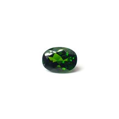 クロムダイオプサイド(宝石名クロム・ダイオプサイド)ロシア産 識別済 0.99ct / 7.1x5.2mm前後 [260432093]