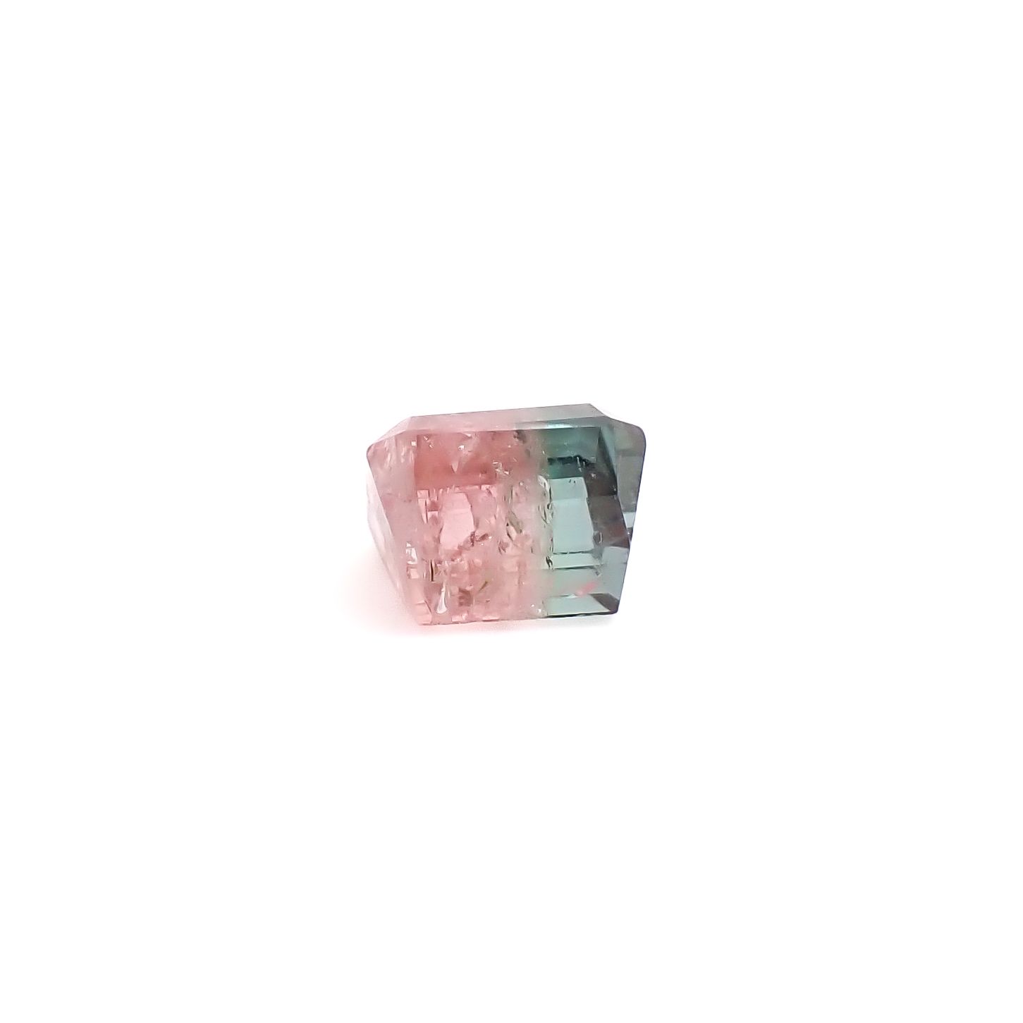 バイカラートルマリン アフガニスタン産 1.62ct / 6.4x6.2mm前後 [260932768]