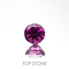 カラーシフト マラヤガーネット(宝石名ガーネット)タンザニア産 0.40ct 識別済[220817282]4x3.9mm前後