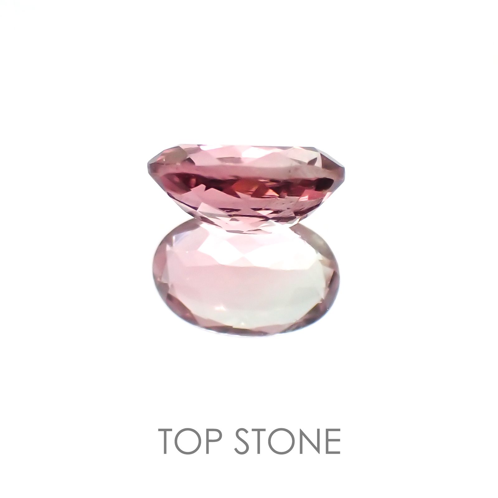バイカラートルマリン(宝石名バイカラー・トルマリン) ブラジル産 0.49ct 識別済[20118221]6.2×4.1mm前後