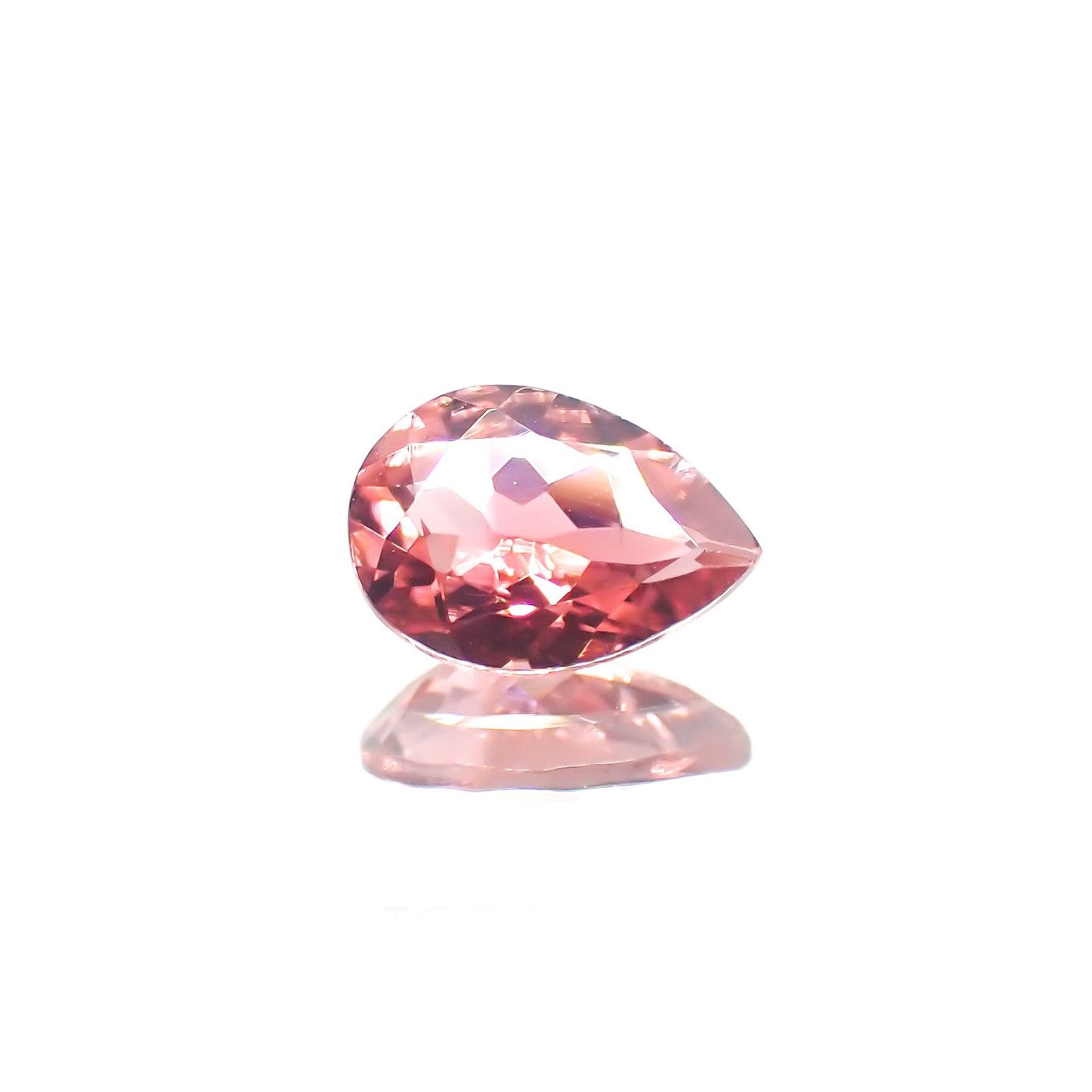 バイカラートルマリン(宝石名バイカラー・トルマリン) ブラジル/アフリカ産 0.55ct 識別済[211013562]6.9×4.9mm前後